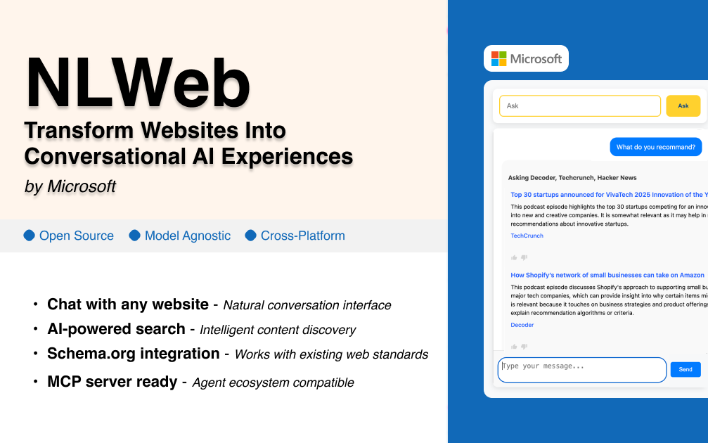 NLWeb Deep Dive: A Real-World Setup Guide with Lessons Learned