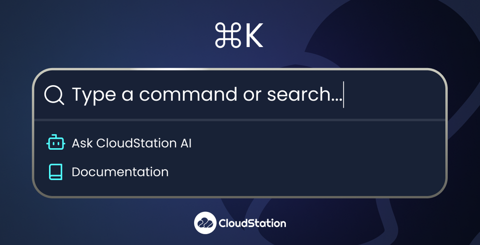 AI documentation search that understands CloudStation (not just generic cloud concepts)